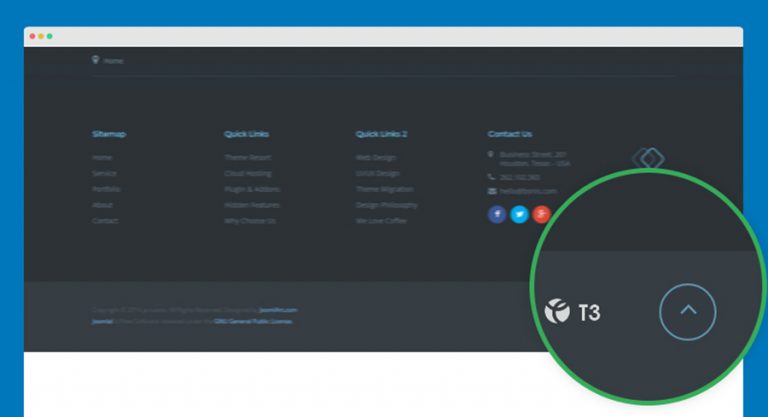 Nút Trở lên đầu trang đơn giản với Bootstrap 3