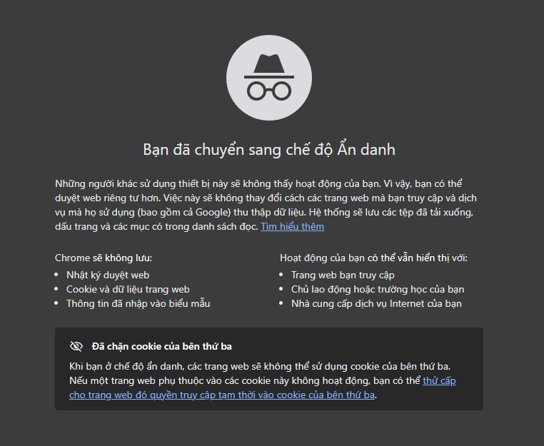 Tab ẩn danh