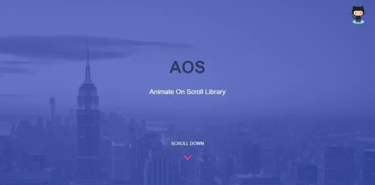 Hiệu ứng khi scroll với AOS