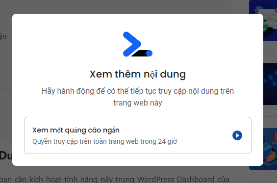 Màn hình đầu tiên của Offerwall