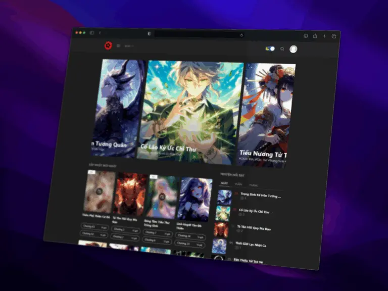 Init Manga – Theme chuyên nghiệp cho website truyện tranh, light novel, webtoon
