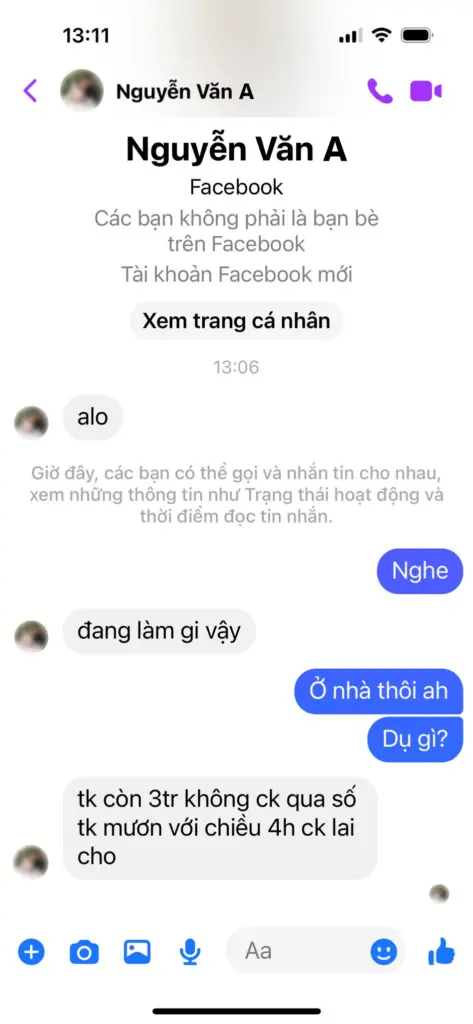 Clone Facebook lừa đảo