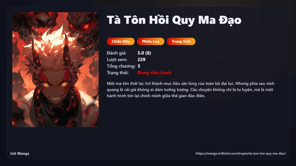 Tà Tôn Hồi Quy Ma Đạo