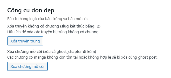 Công cụ dọn dẹp Init Manga