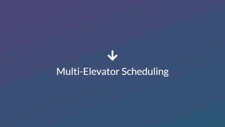 Multi-Elevator Scheduling – điều phối cả dàn thang máy