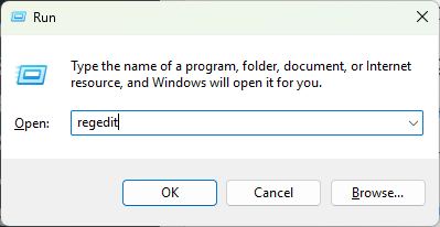 Registry Editor