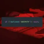 Ảnh minh họa: if ( ! defined(‘ABSPATH’) ) exit;
