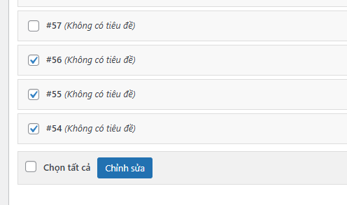 Chọn nhiều chương