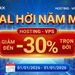 Ảnh minh họa: Vietnix khuyến mãi tháng 1/2026 –
