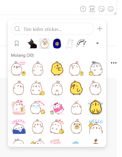 Thiết kế lại Sticker Picker