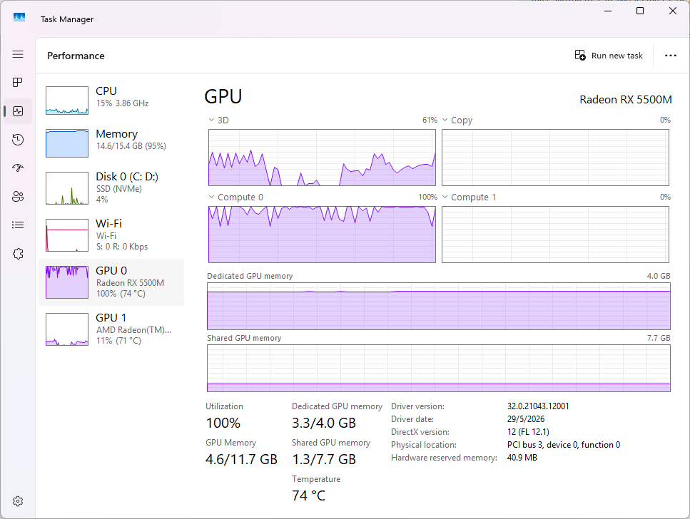AI cục bộ chạy trên GPU AMD
