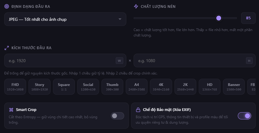 Cấu hình công cụ Init Magick Studio