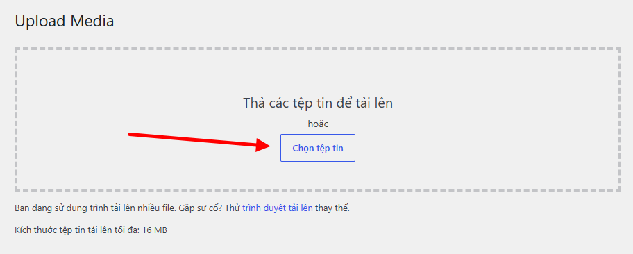 Ví dụ hướng dẫn bằng mũi tên
