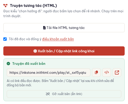 Xuất bản truyện tương tác